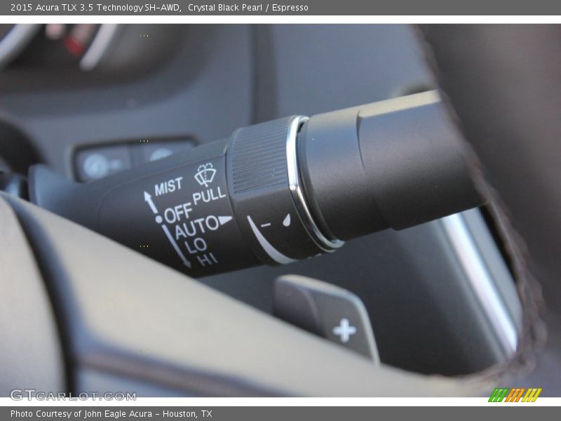 Crystal Black Pearl / Espresso 2015 Acura TLX 3.5 Technology SH-AWD
