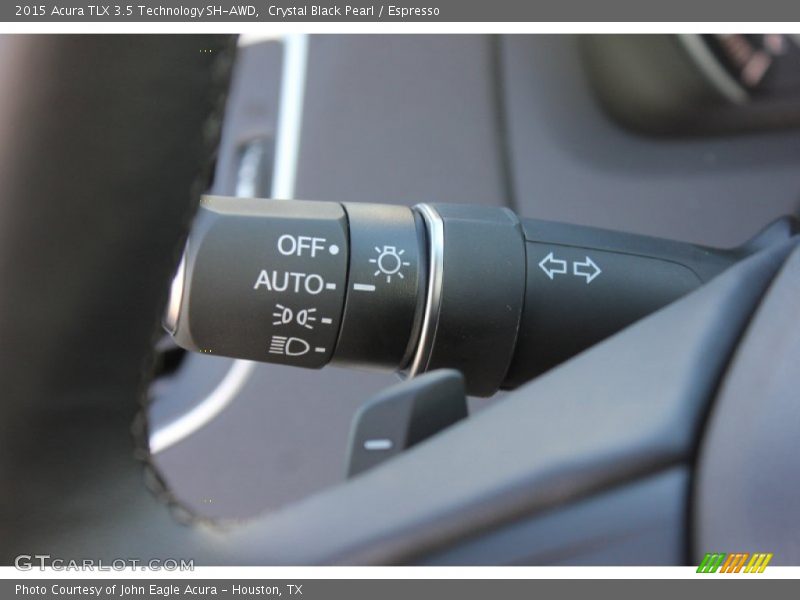 Crystal Black Pearl / Espresso 2015 Acura TLX 3.5 Technology SH-AWD