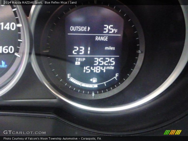 Blue Reflex Mica / Sand 2014 Mazda MAZDA6 Sport