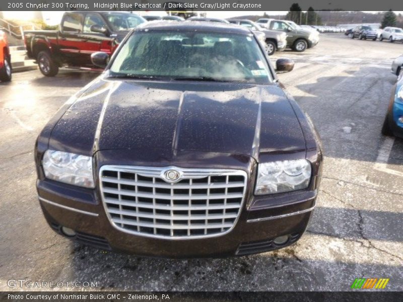 Midnight Blue Pearlcoat / Dark Slate Gray/Light Graystone 2005 Chrysler 300 Touring