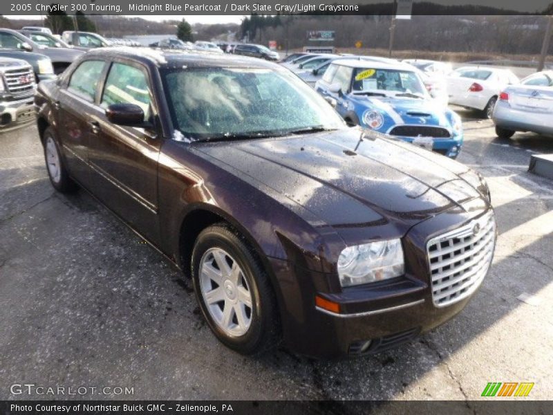 Midnight Blue Pearlcoat / Dark Slate Gray/Light Graystone 2005 Chrysler 300 Touring