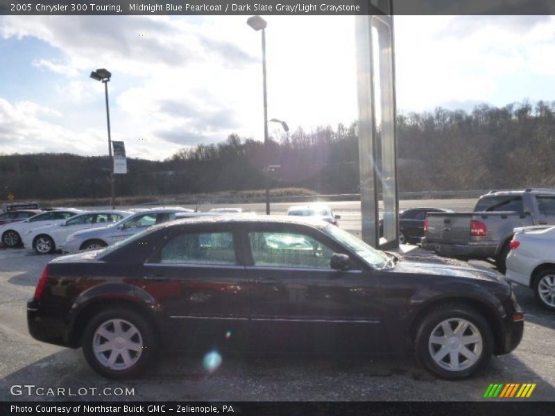 Midnight Blue Pearlcoat / Dark Slate Gray/Light Graystone 2005 Chrysler 300 Touring