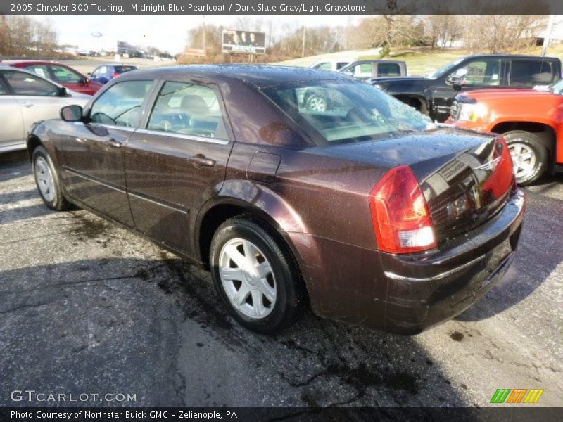 Midnight Blue Pearlcoat / Dark Slate Gray/Light Graystone 2005 Chrysler 300 Touring