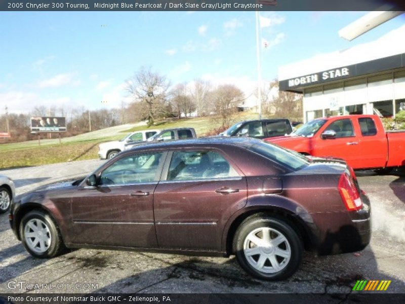 Midnight Blue Pearlcoat / Dark Slate Gray/Light Graystone 2005 Chrysler 300 Touring