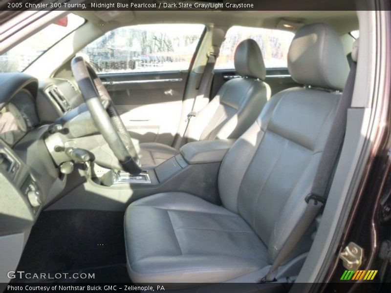 Midnight Blue Pearlcoat / Dark Slate Gray/Light Graystone 2005 Chrysler 300 Touring