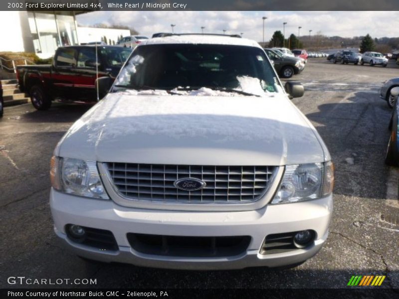 White Pearl / Midnight Grey 2002 Ford Explorer Limited 4x4