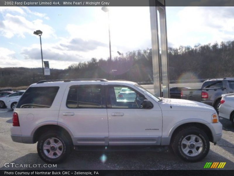 White Pearl / Midnight Grey 2002 Ford Explorer Limited 4x4