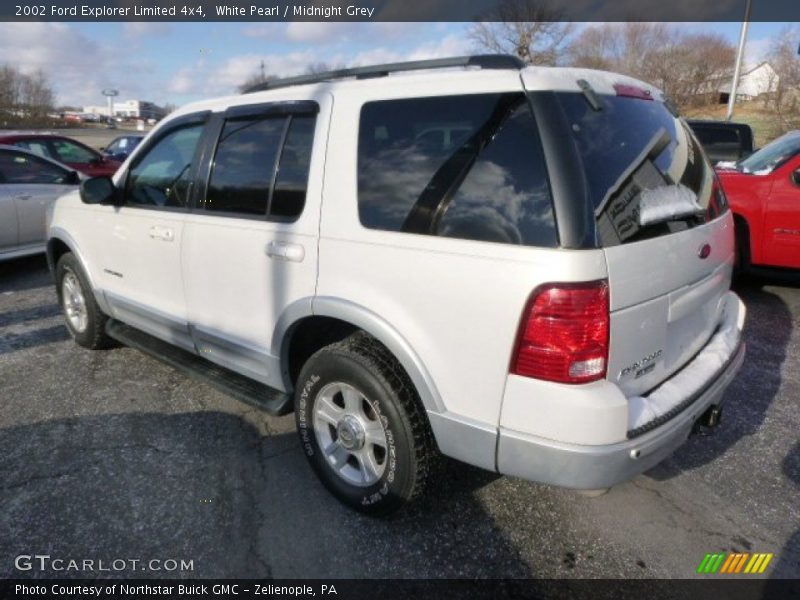 White Pearl / Midnight Grey 2002 Ford Explorer Limited 4x4