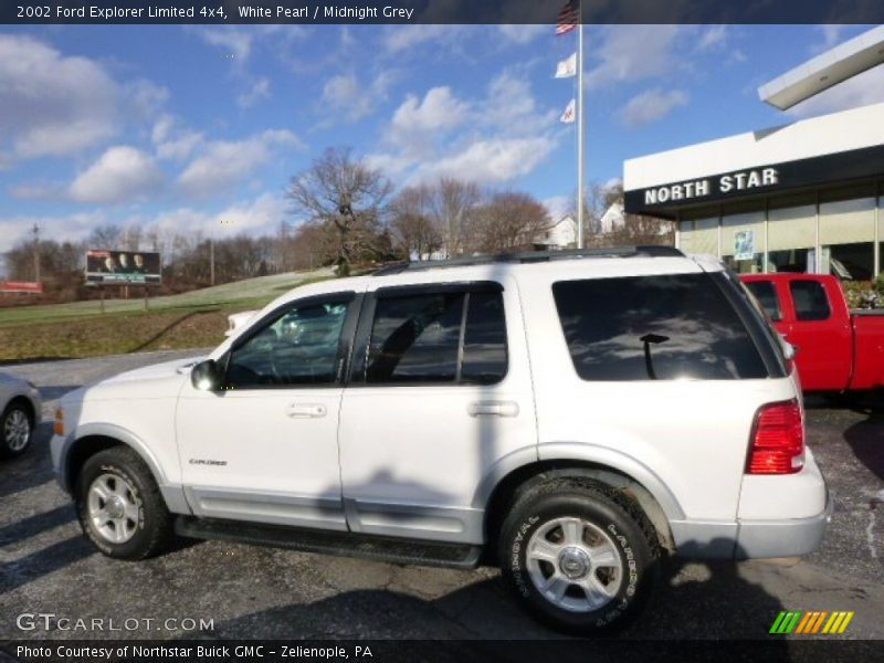 White Pearl / Midnight Grey 2002 Ford Explorer Limited 4x4