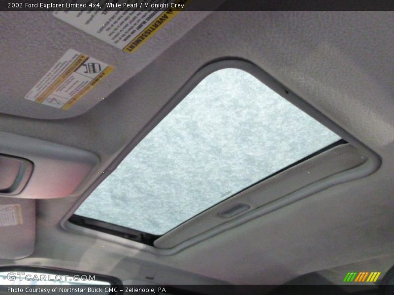 White Pearl / Midnight Grey 2002 Ford Explorer Limited 4x4