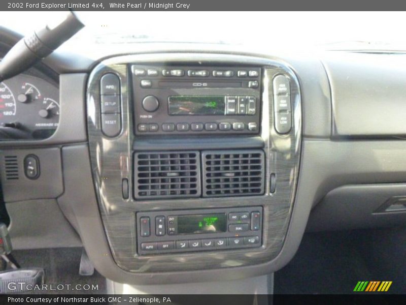 White Pearl / Midnight Grey 2002 Ford Explorer Limited 4x4