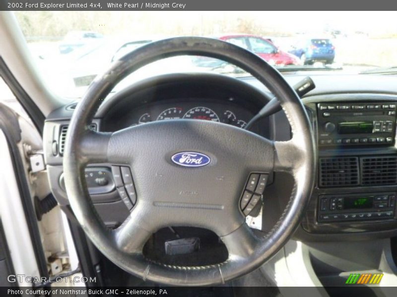 White Pearl / Midnight Grey 2002 Ford Explorer Limited 4x4
