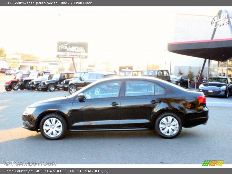 Black / Titan Black 2012 Volkswagen Jetta S Sedan