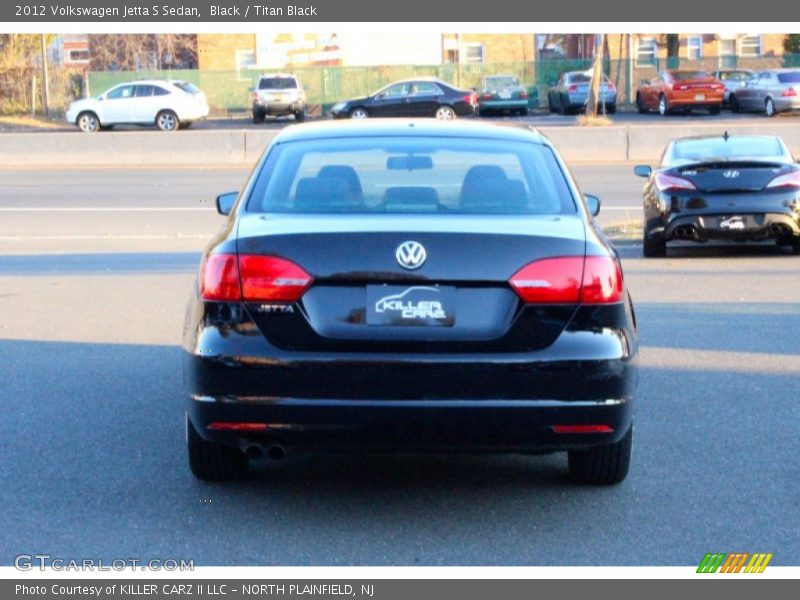 Black / Titan Black 2012 Volkswagen Jetta S Sedan