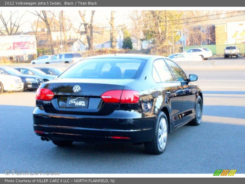 Black / Titan Black 2012 Volkswagen Jetta S Sedan