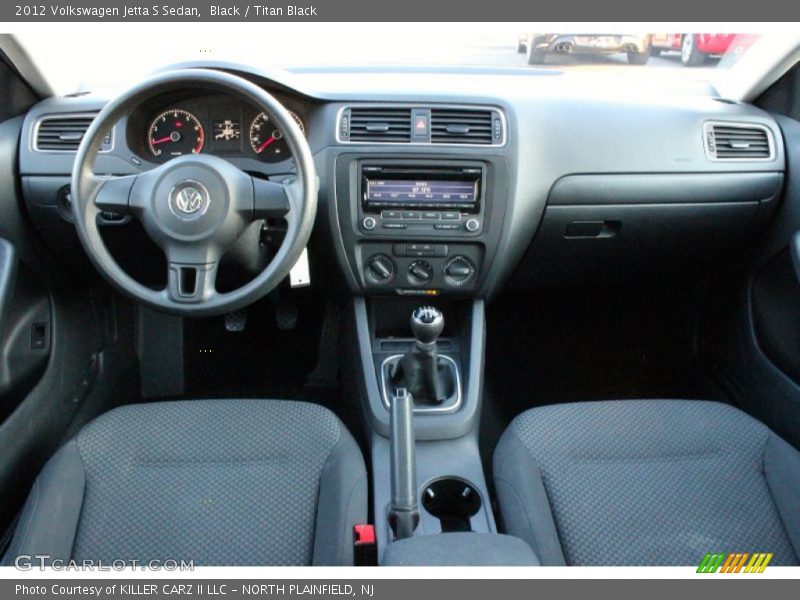 Black / Titan Black 2012 Volkswagen Jetta S Sedan