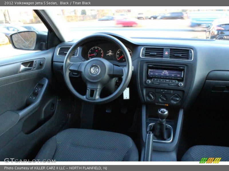 Black / Titan Black 2012 Volkswagen Jetta S Sedan