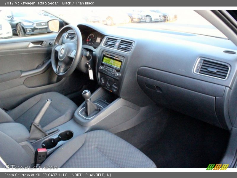 Black / Titan Black 2012 Volkswagen Jetta S Sedan