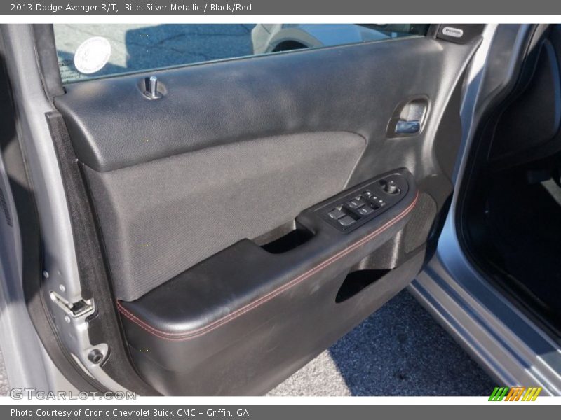 Billet Silver Metallic / Black/Red 2013 Dodge Avenger R/T