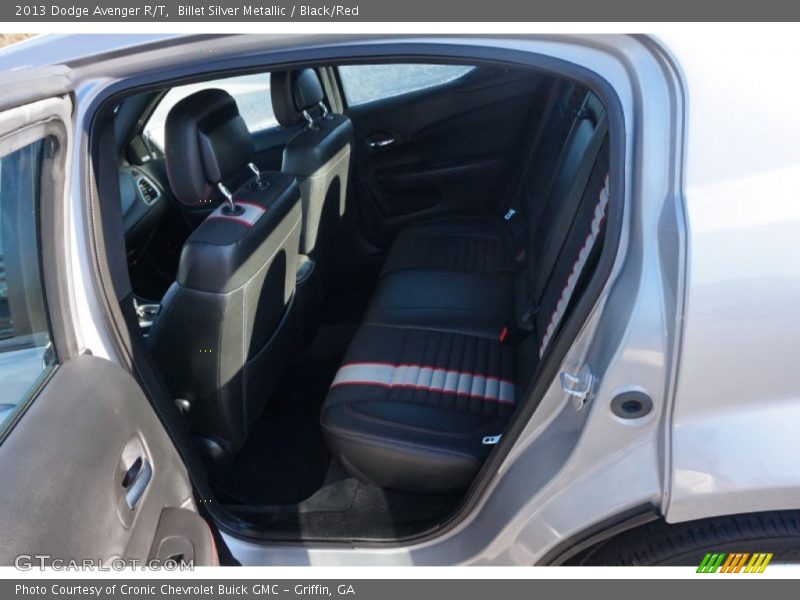 Billet Silver Metallic / Black/Red 2013 Dodge Avenger R/T