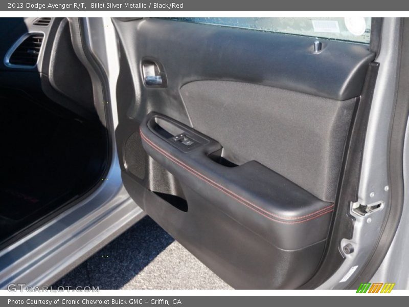 Billet Silver Metallic / Black/Red 2013 Dodge Avenger R/T