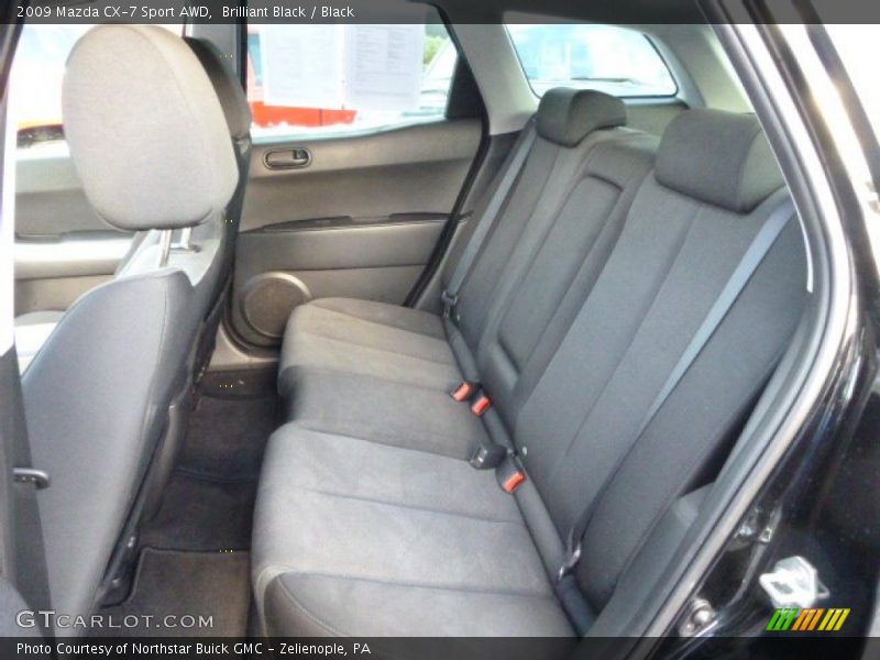 Brilliant Black / Black 2009 Mazda CX-7 Sport AWD