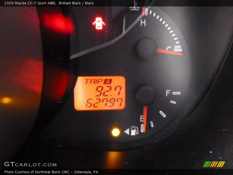 Brilliant Black / Black 2009 Mazda CX-7 Sport AWD
