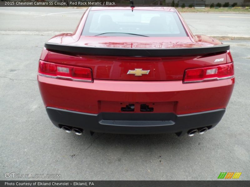 Red Rock Metallic / Black 2015 Chevrolet Camaro SS Coupe