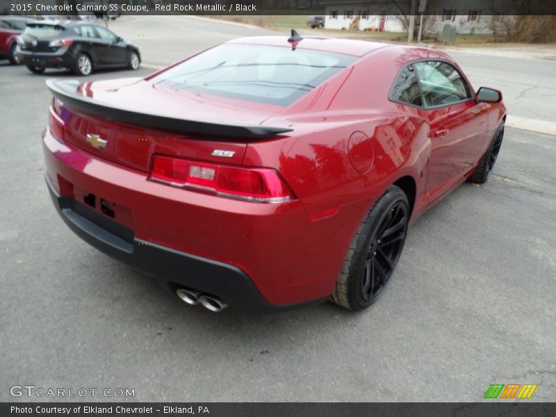 Red Rock Metallic / Black 2015 Chevrolet Camaro SS Coupe