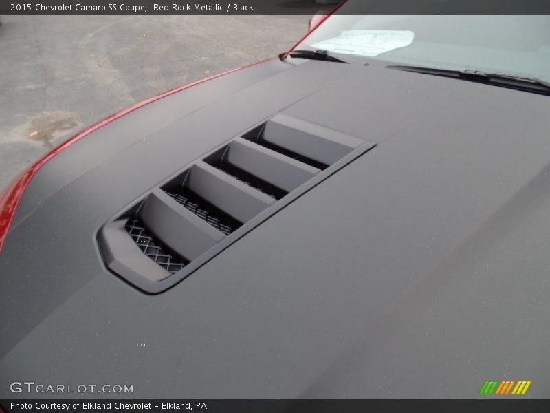 Red Rock Metallic / Black 2015 Chevrolet Camaro SS Coupe