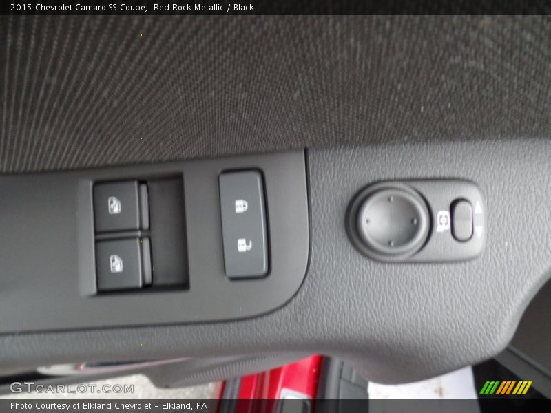 Red Rock Metallic / Black 2015 Chevrolet Camaro SS Coupe