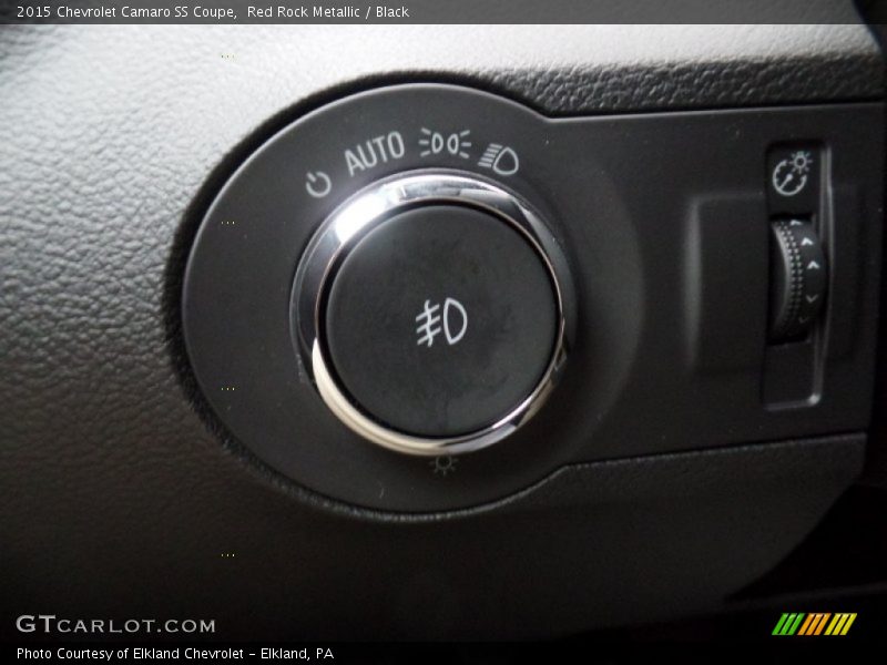 Red Rock Metallic / Black 2015 Chevrolet Camaro SS Coupe