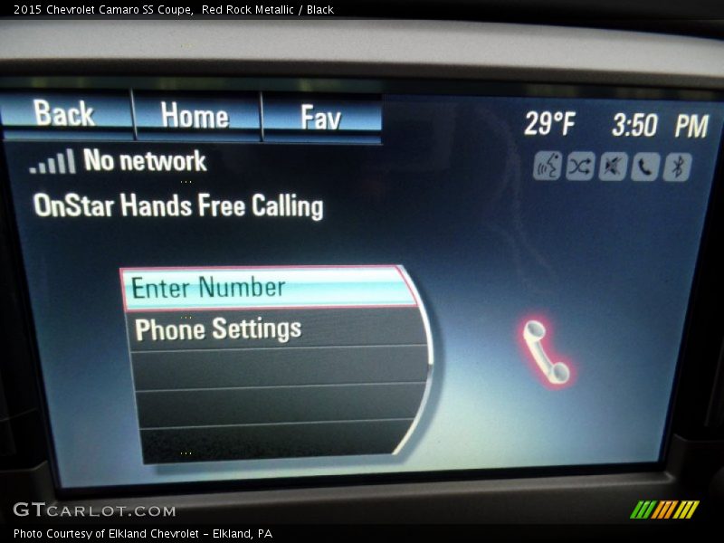 Red Rock Metallic / Black 2015 Chevrolet Camaro SS Coupe