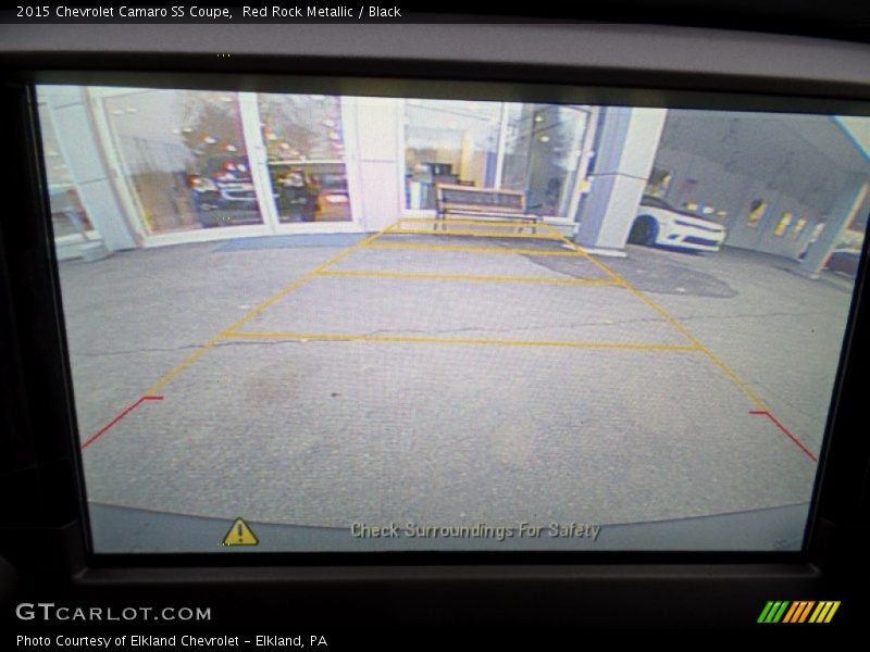 Red Rock Metallic / Black 2015 Chevrolet Camaro SS Coupe