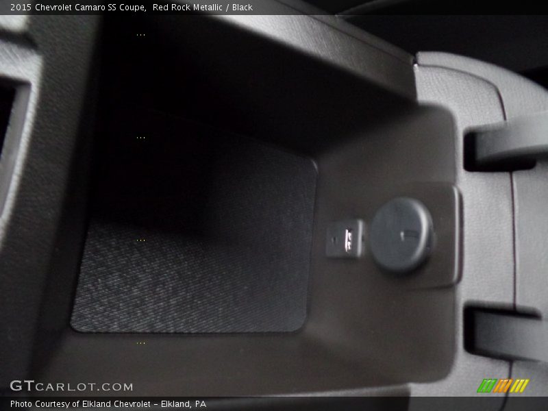 Red Rock Metallic / Black 2015 Chevrolet Camaro SS Coupe