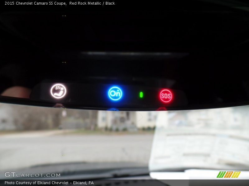 Red Rock Metallic / Black 2015 Chevrolet Camaro SS Coupe