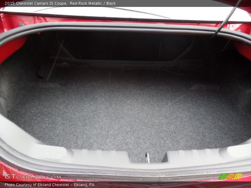 Red Rock Metallic / Black 2015 Chevrolet Camaro SS Coupe