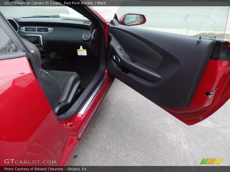 Red Rock Metallic / Black 2015 Chevrolet Camaro SS Coupe