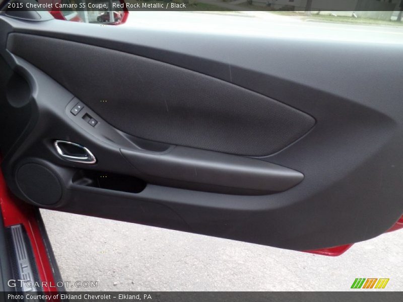 Red Rock Metallic / Black 2015 Chevrolet Camaro SS Coupe