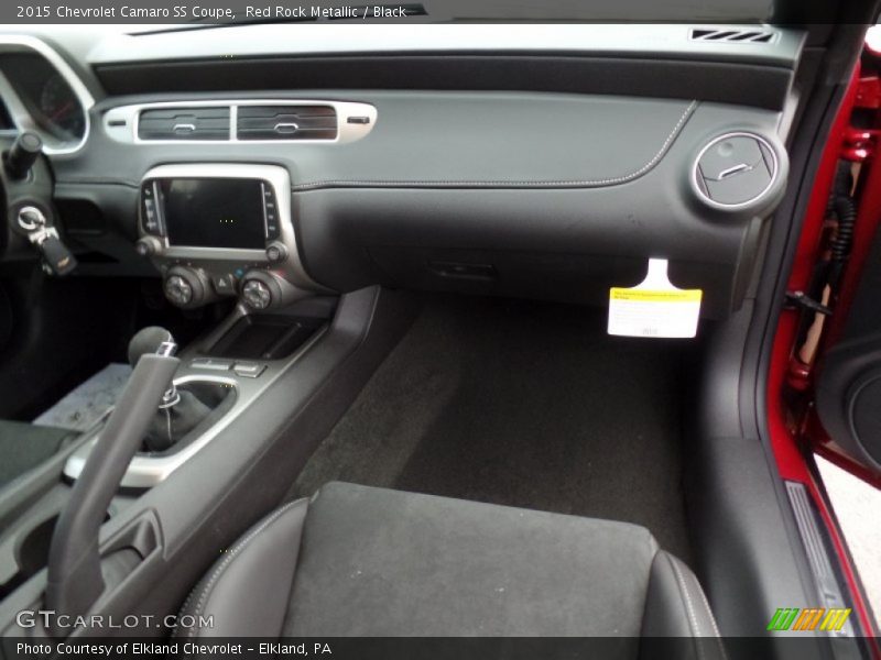 Red Rock Metallic / Black 2015 Chevrolet Camaro SS Coupe