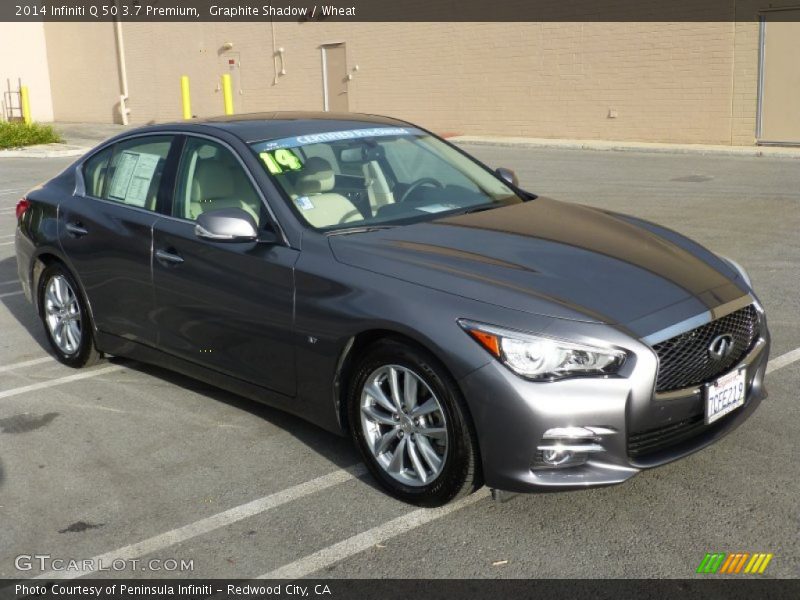 Graphite Shadow / Wheat 2014 Infiniti Q 50 3.7 Premium