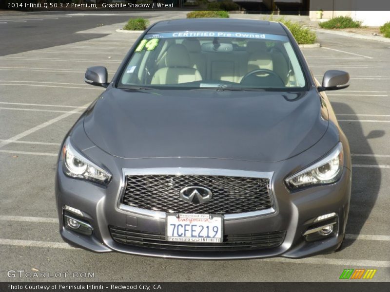 Graphite Shadow / Wheat 2014 Infiniti Q 50 3.7 Premium