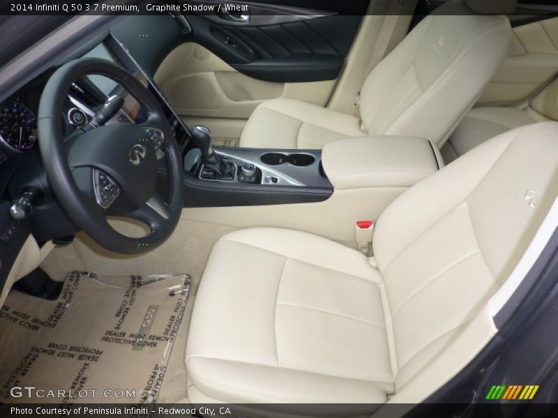 Graphite Shadow / Wheat 2014 Infiniti Q 50 3.7 Premium