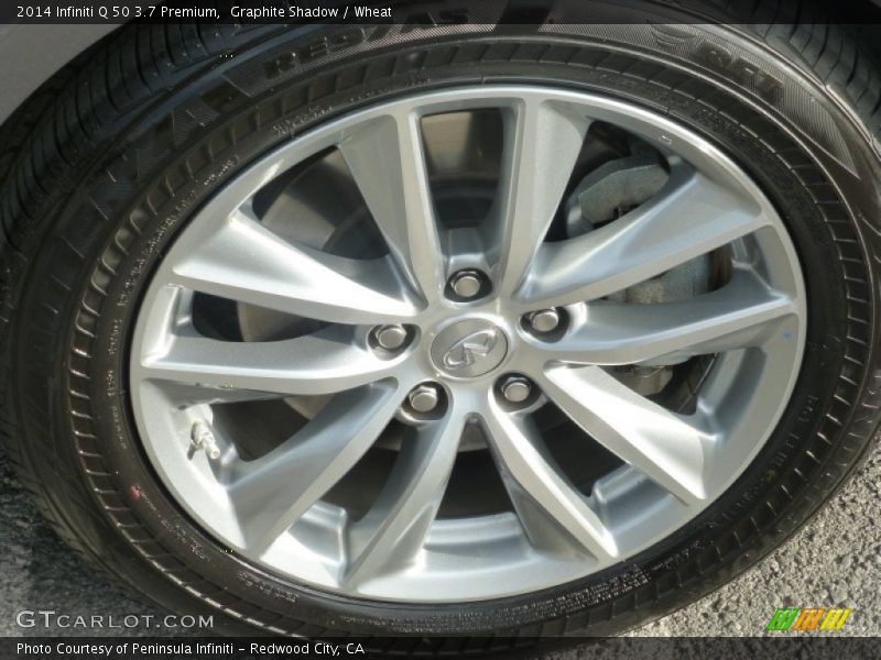Graphite Shadow / Wheat 2014 Infiniti Q 50 3.7 Premium