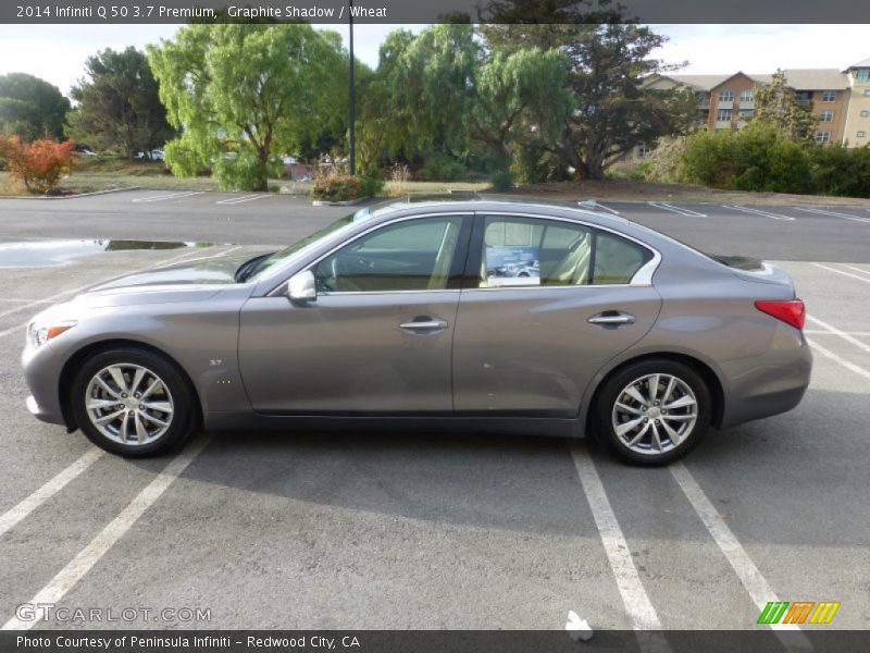 Graphite Shadow / Wheat 2014 Infiniti Q 50 3.7 Premium
