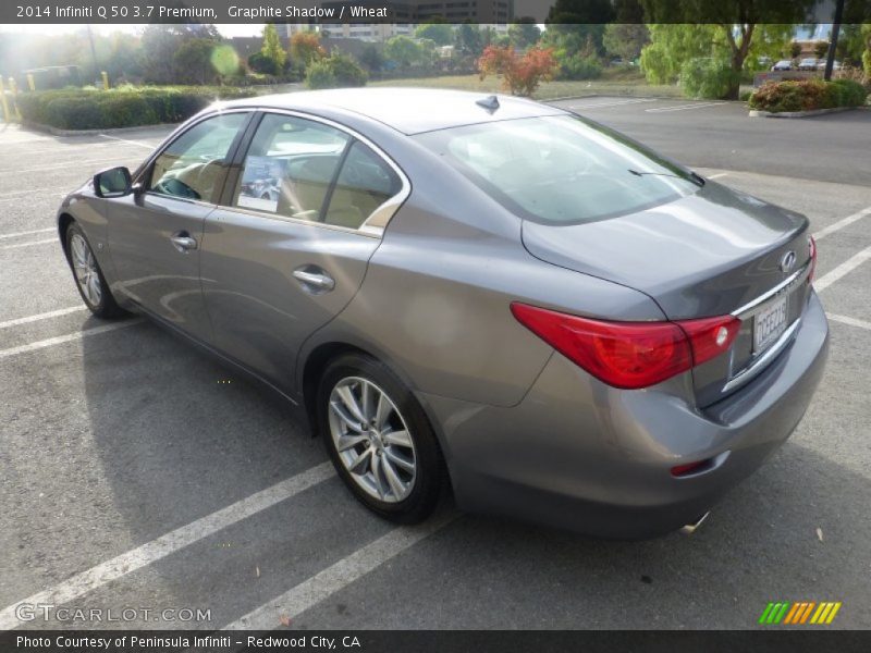 Graphite Shadow / Wheat 2014 Infiniti Q 50 3.7 Premium
