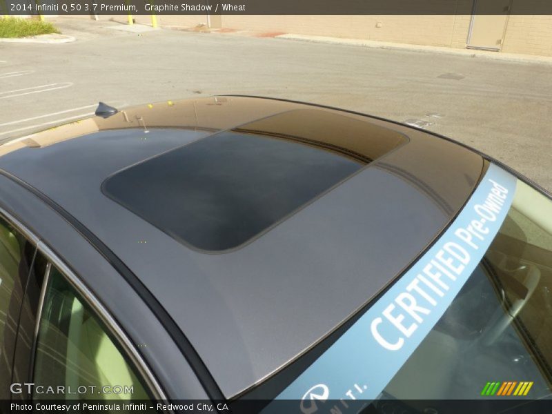 Graphite Shadow / Wheat 2014 Infiniti Q 50 3.7 Premium