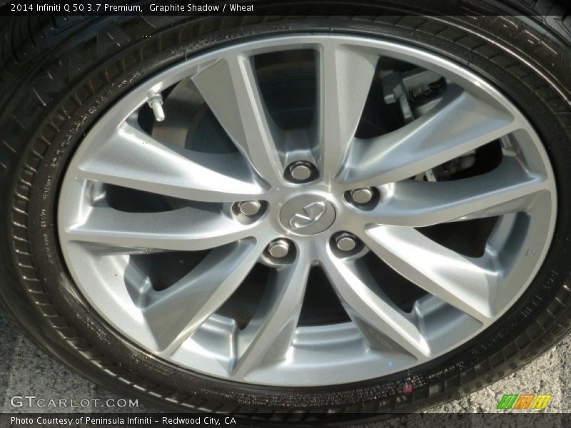 Graphite Shadow / Wheat 2014 Infiniti Q 50 3.7 Premium