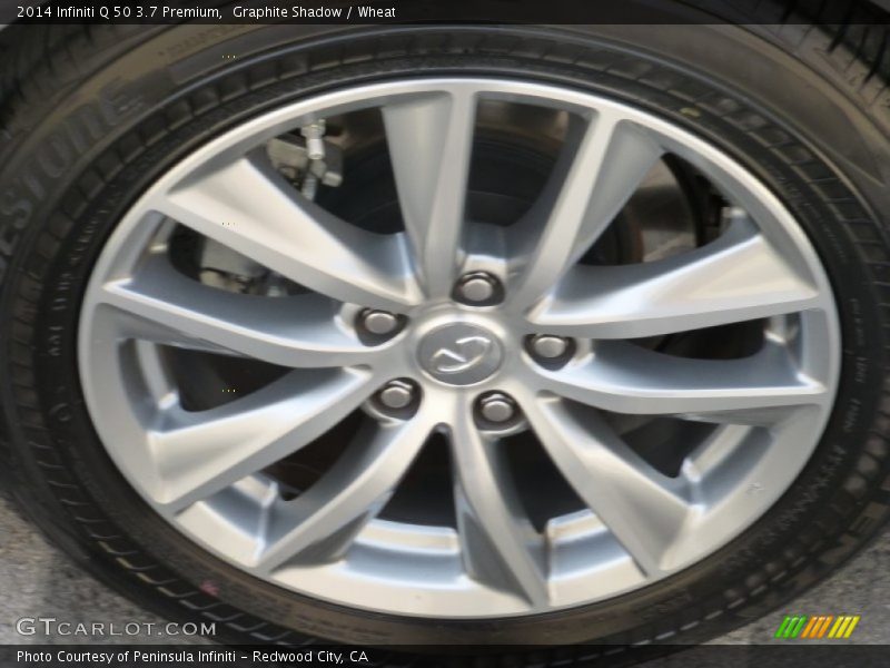 Graphite Shadow / Wheat 2014 Infiniti Q 50 3.7 Premium