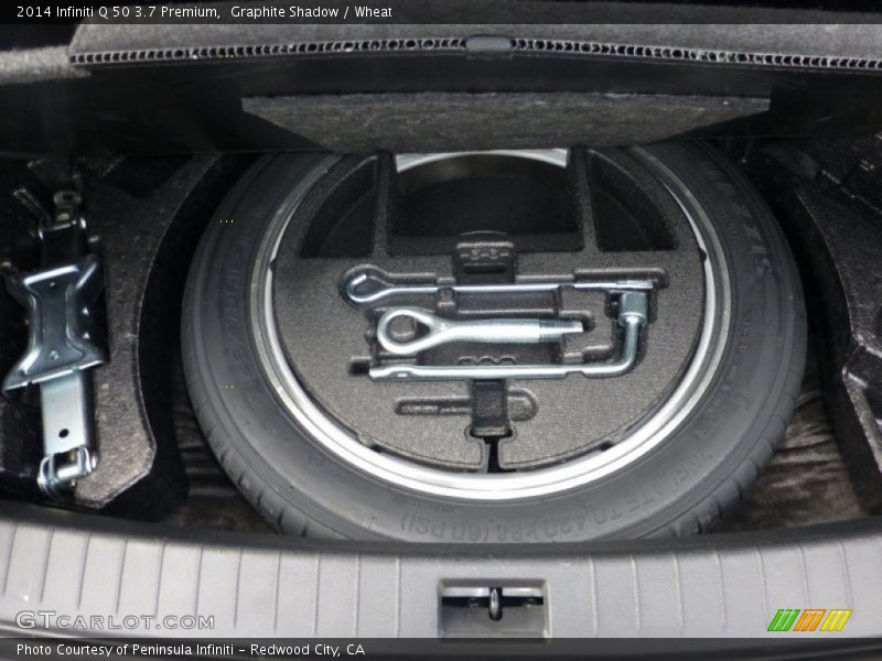 Graphite Shadow / Wheat 2014 Infiniti Q 50 3.7 Premium